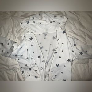 star cropped hoodie black and white y2k